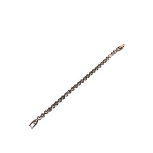 Swarovski Rose-Gold Tone Bezel Crystal Tennis Bracelet